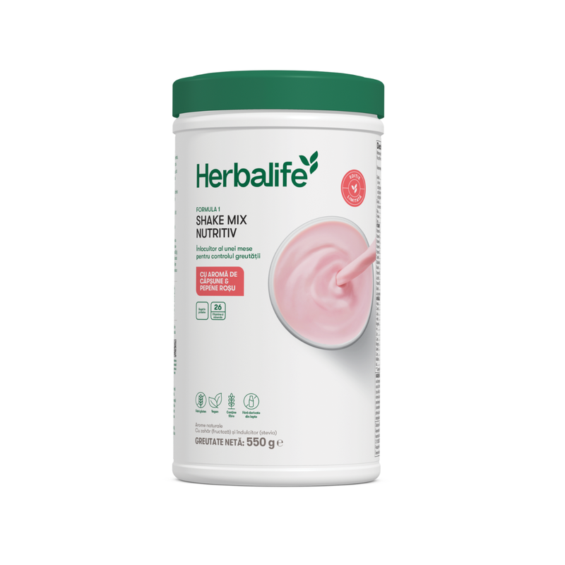 Herbalife F1 Shake Mix Nutritiv - Înlocuitor de masă 550g