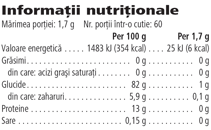 Ceai Instant pe Bază de Plante 102g