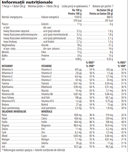 F1 Express - 7 Batoane nutriționale