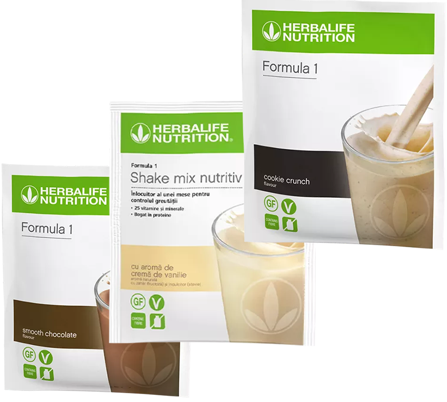 F1 Shake Mix Nutritiv 7 Pliculete (3 Arome)