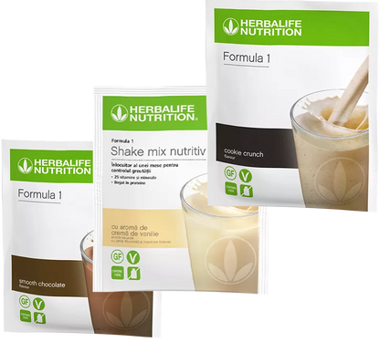 F1 Shake Mix Nutritiv 7 Pliculete (3 Arome)