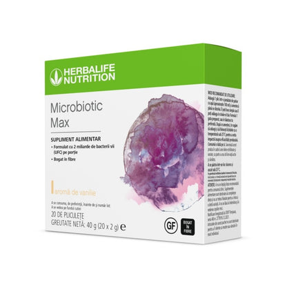 Microbiotic Max Herbalife - 20 Pliculețe - Vanilie