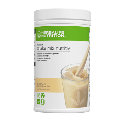 F1 Shake Mix Nutritiv Cremă de Vanilie 780g