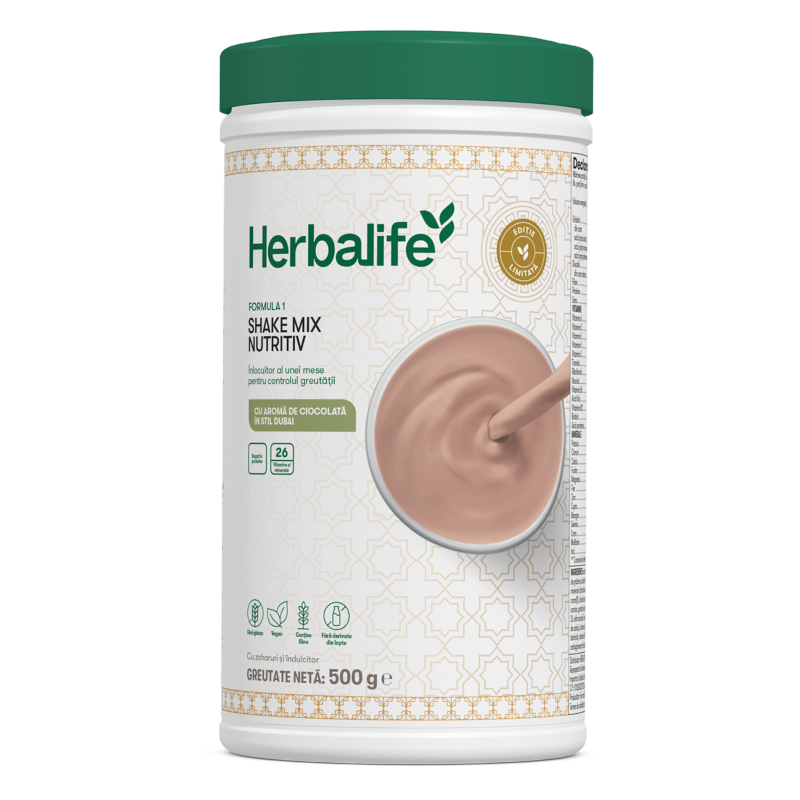 Herbalife Formula 1 Shake Mix Nutritiv 550g – Înlocuitor de Masă