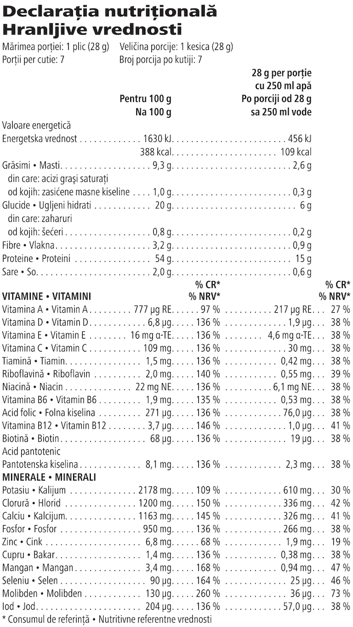 Protein Drink Mix Vegan - 7 Pliculețe