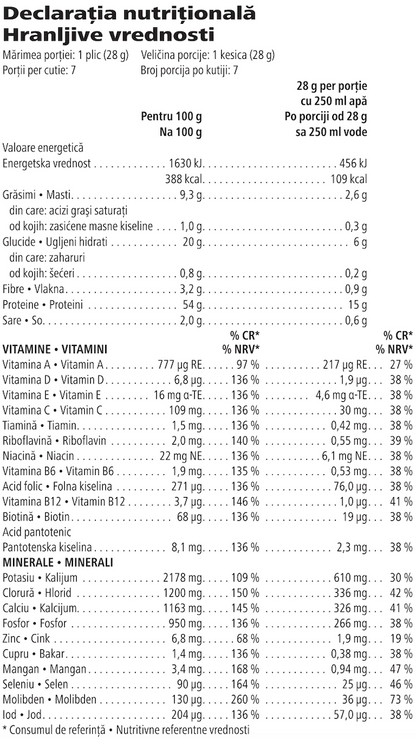 Protein Drink Mix Vegan - 7 Pliculețe